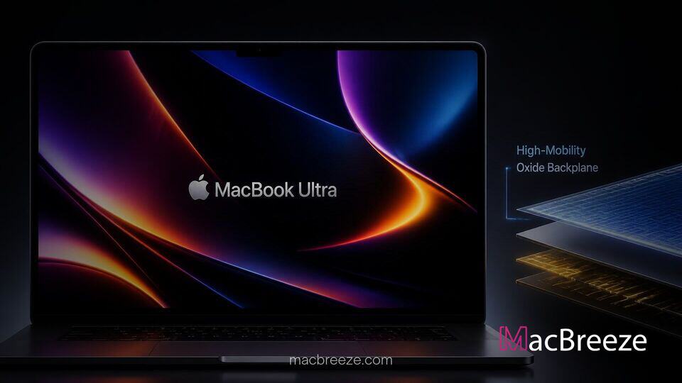 macbook ultra oxide backplane oled