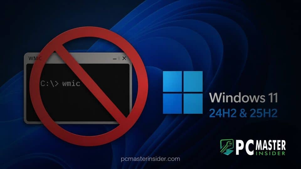 Windows 11 WMIC tool removal