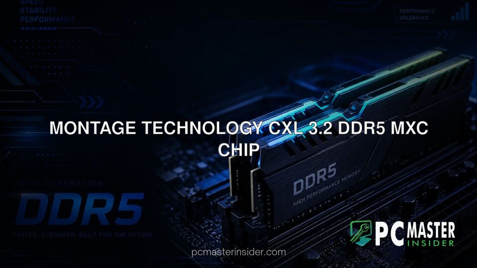 Montage Technology CXL 3.2 DDR5 MXC chip