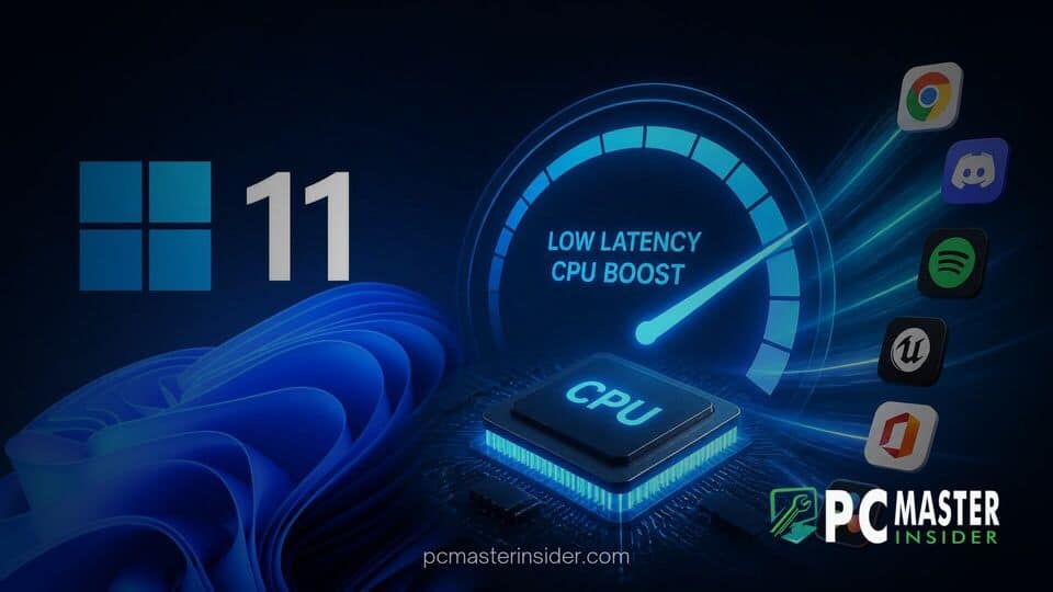 Windows 11 Low Latency Profile CPU boost