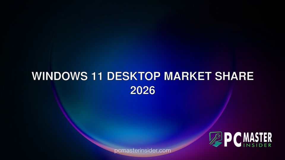Windows 11 desktop market share 2026