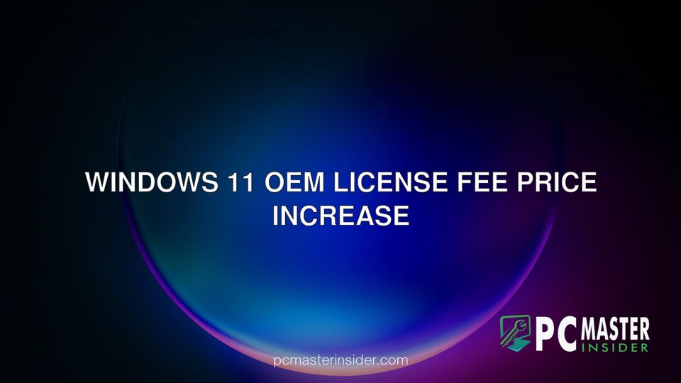 Windows 11 OEM license fee price increase