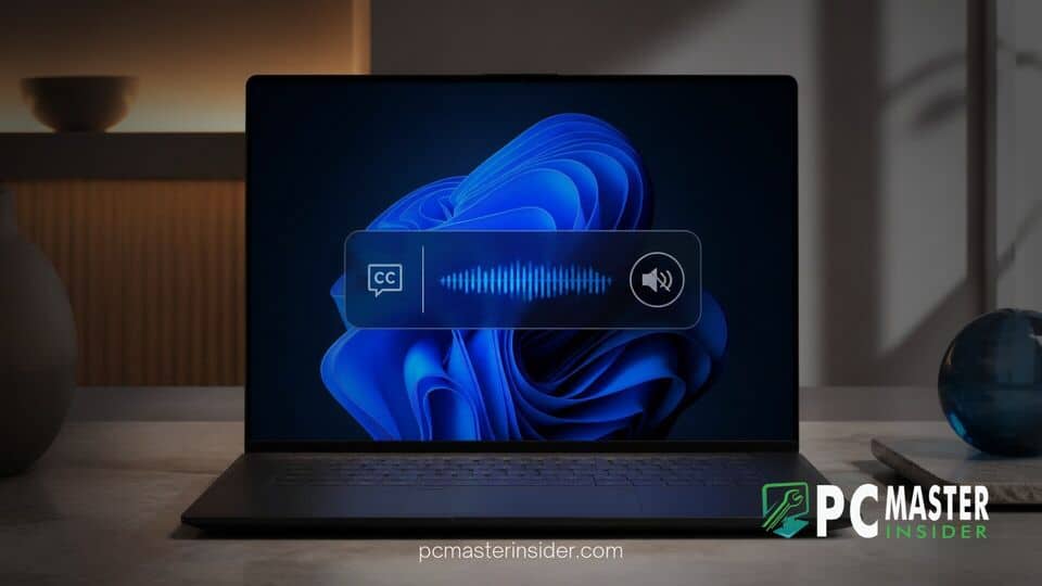 windows 11 live captions screen reader audio toggle