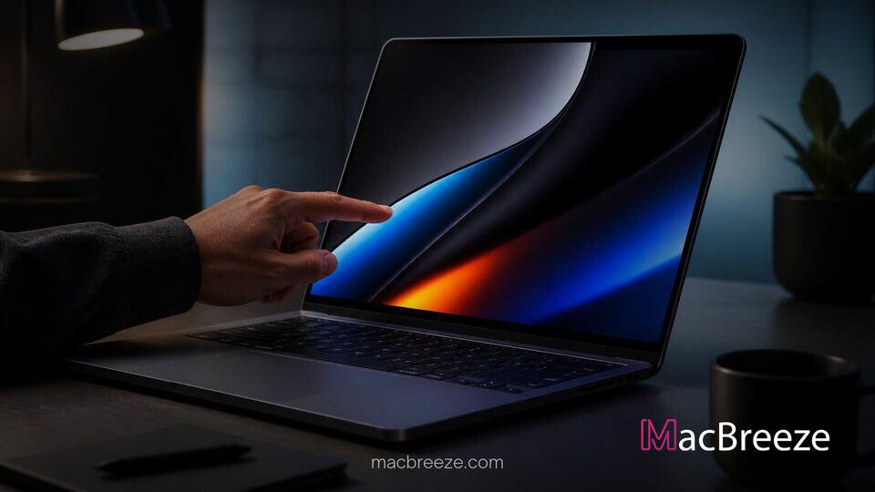 macbook ultra touchscreen display leaks