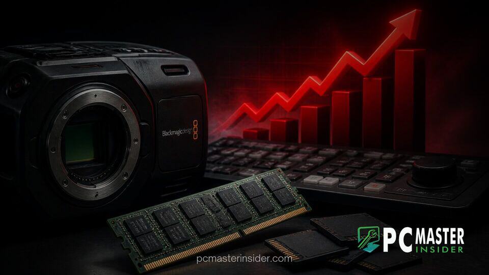 blackmagic design product price increase memory costs